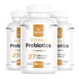  Royal Probiotics probiotyki 10 szczepów bakterii 27mld na trawienie i odporność 3x60 kapsułek
