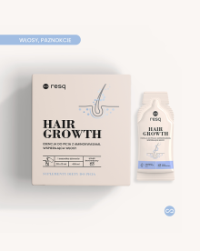 RESQ Hair Growth przeciw wypadającym i słabym  włosom 30 saszetek