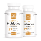  Royal Probiotics probiotyki 10 szczepów bakterii 27mld na trawienie i odporność 2x60 kapsułek